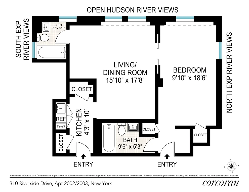 Unit for sale at 310 RIVERSIDE Drive, Manhattan, NY 10025