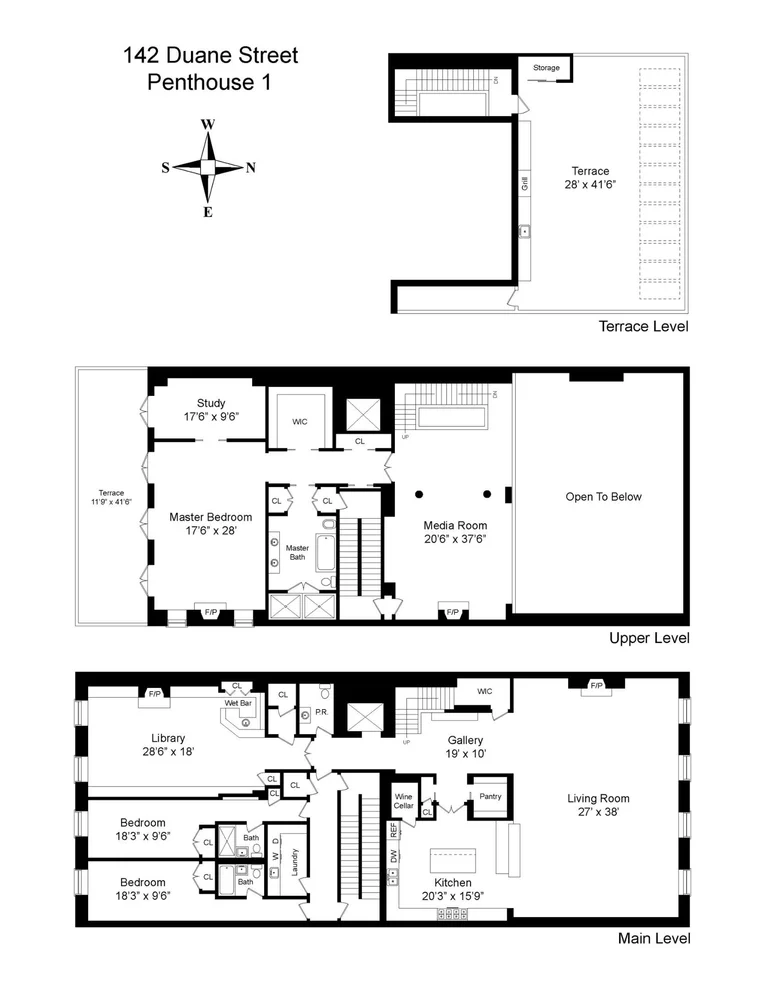 Unit for sale at 142 DUANE Street, Manhattan, NY 10013