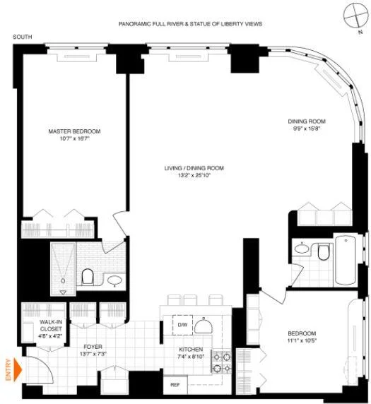 Unit for sale at 200 Rector Place, Manhattan, NY 10280