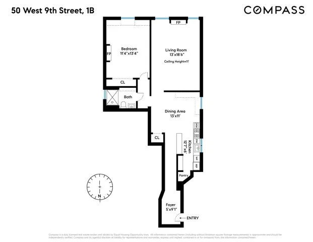 Unit for sale at 50 W 9th Street, Manhattan, NY 10011