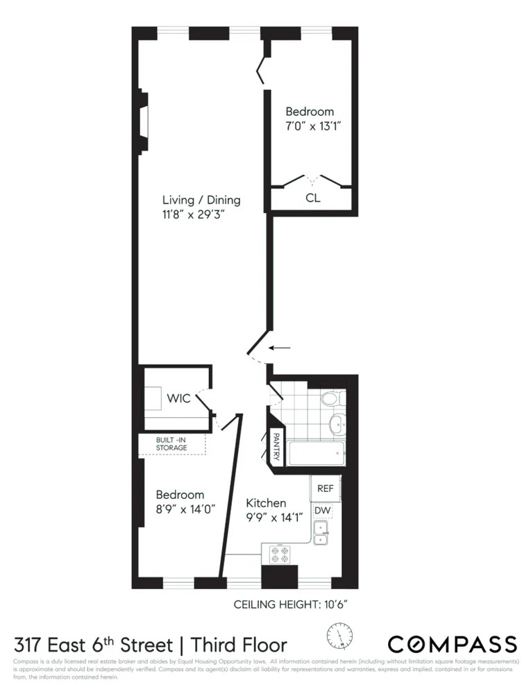 Unit for sale at 317 E 6th Street, Manhattan, NY 10003