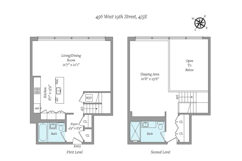 Unit for sale at 456 W 19th Street, Manhattan, NY 10011