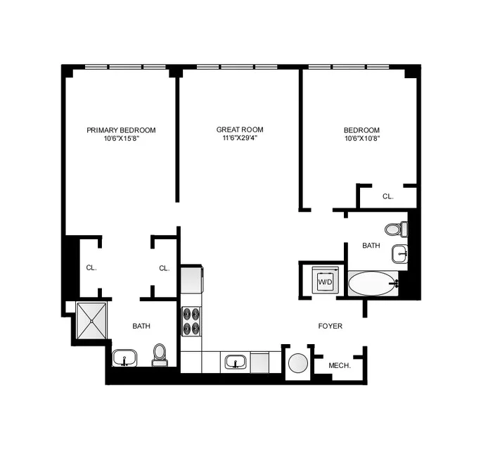 Unit for sale at 224 CLIFTON Place, Brooklyn, NY 11216