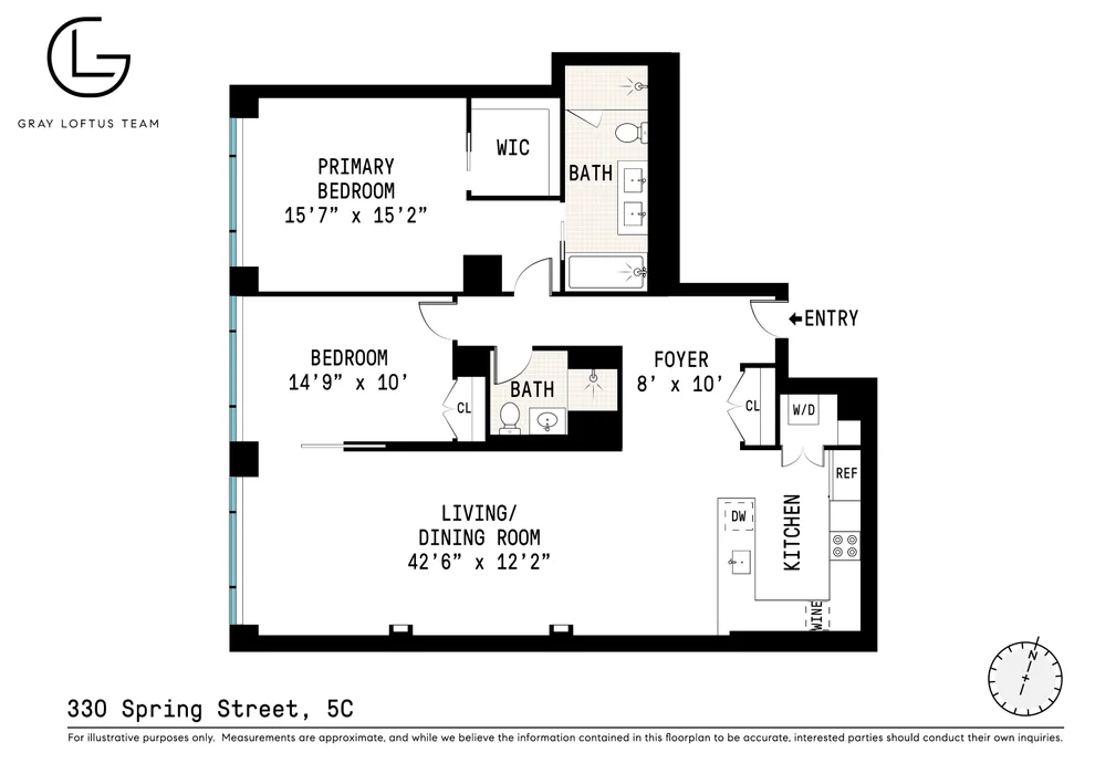 Unit for sale at 330 Spring Street, Manhattan, NY 10013