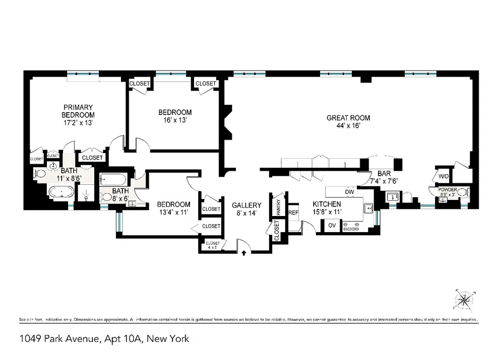 Unit for sale at 1049 Park Avenue, Manhattan, NY 10028