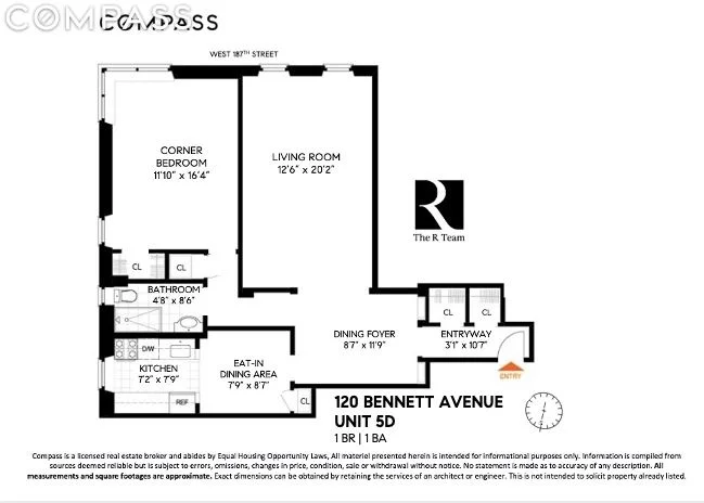Unit for sale at 120 Bennett Avenue, Manhattan, NY 10033