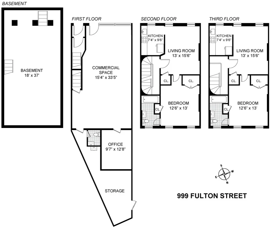 Unit for sale at 999 Fulton Street, Brooklyn, NY 11238