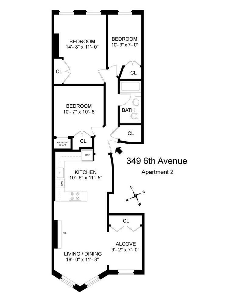 Unit for sale at 349 6th Avenue, Brooklyn, NY 11215