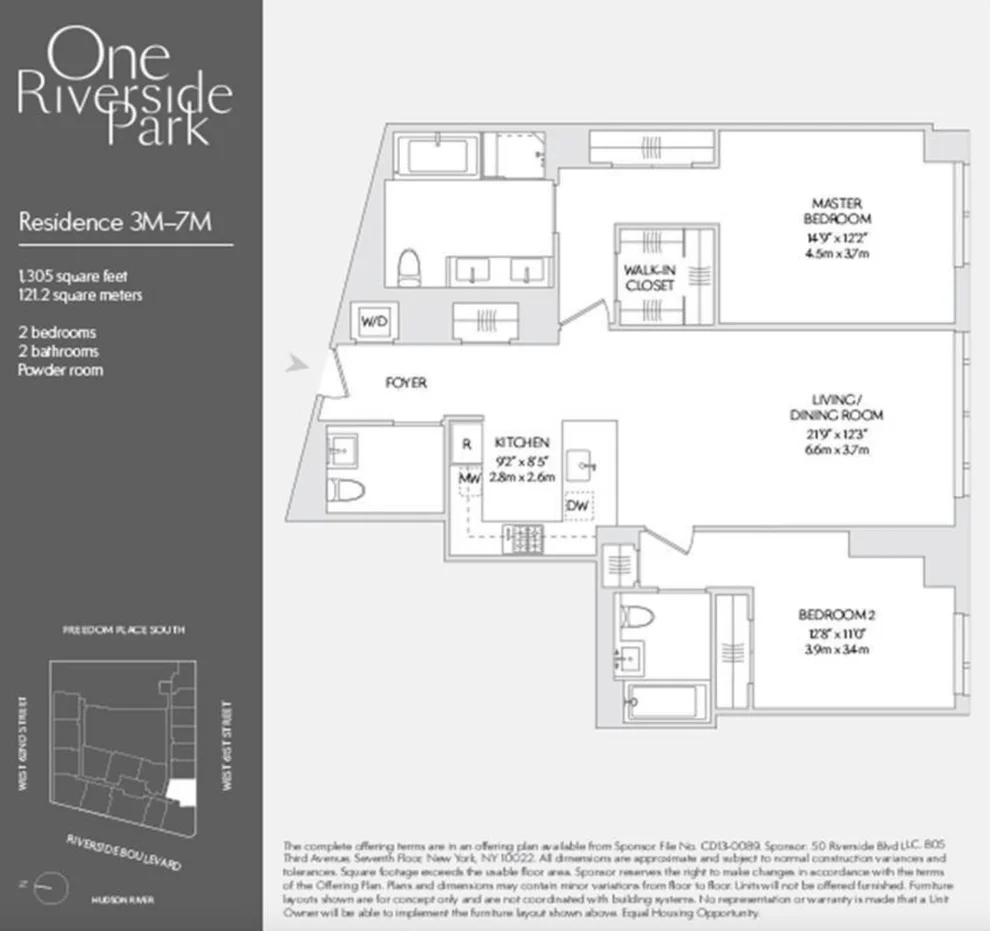 Unit for sale at 50 Riverside Boulevard, Manhattan, NY 10069