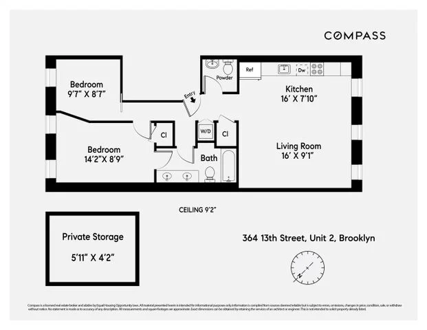 Unit for sale at 364 13th Street, Brooklyn, NY 11215