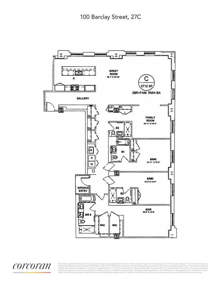 Unit for sale at 100 BARCLAY Street, Manhattan, NY 10007