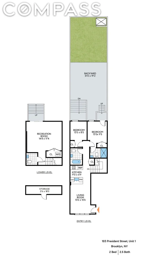 Unit for sale at 103 President Street, Brooklyn, NY 11231