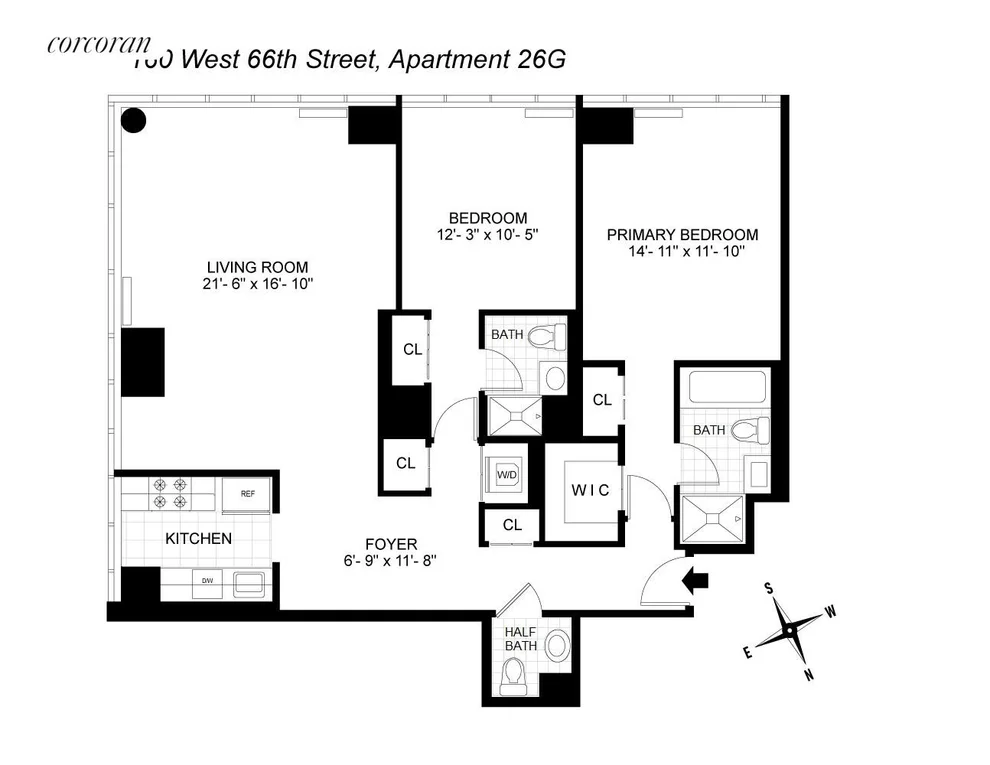 Unit for sale at 160 W 66TH Street, Manhattan, NY 10023
