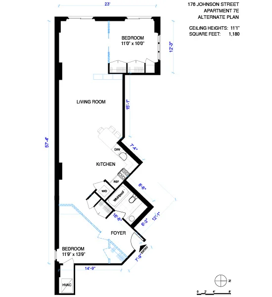 Unit for sale at 176 JOHNSON Street, Brooklyn, NY 11201