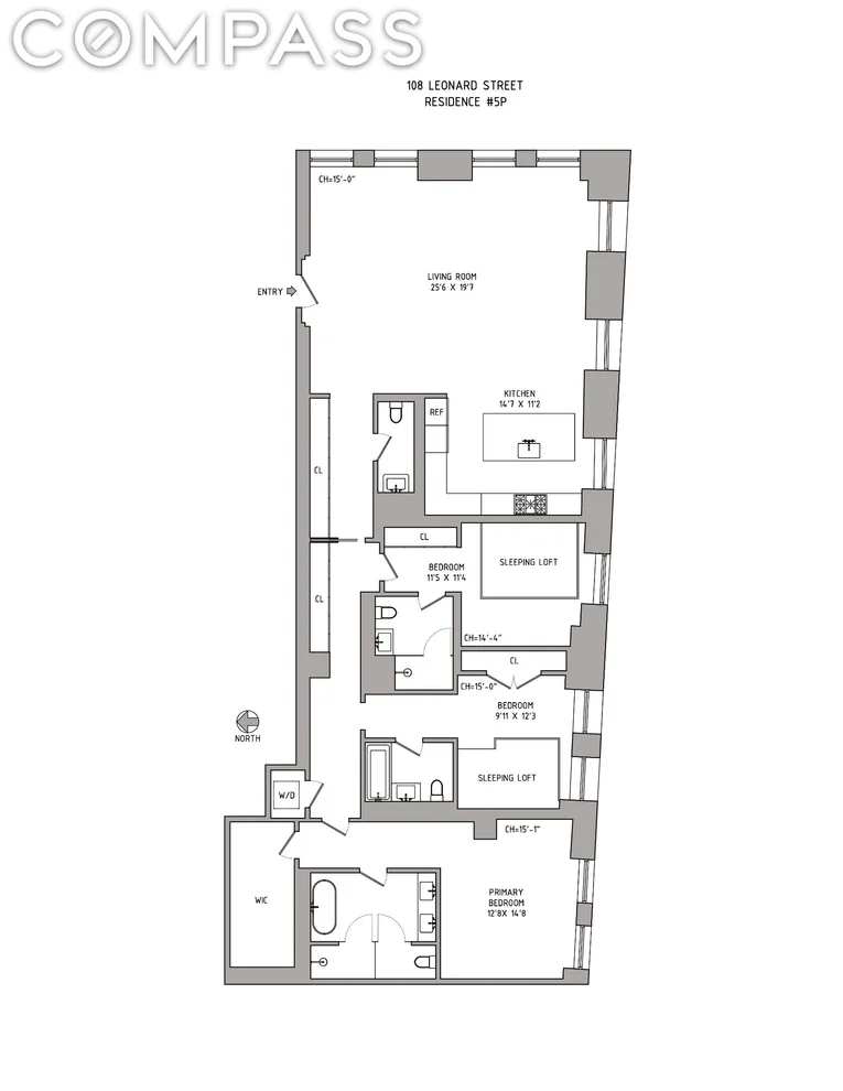 Unit for sale at 108 Leonard Street, Manhattan, NY 10013
