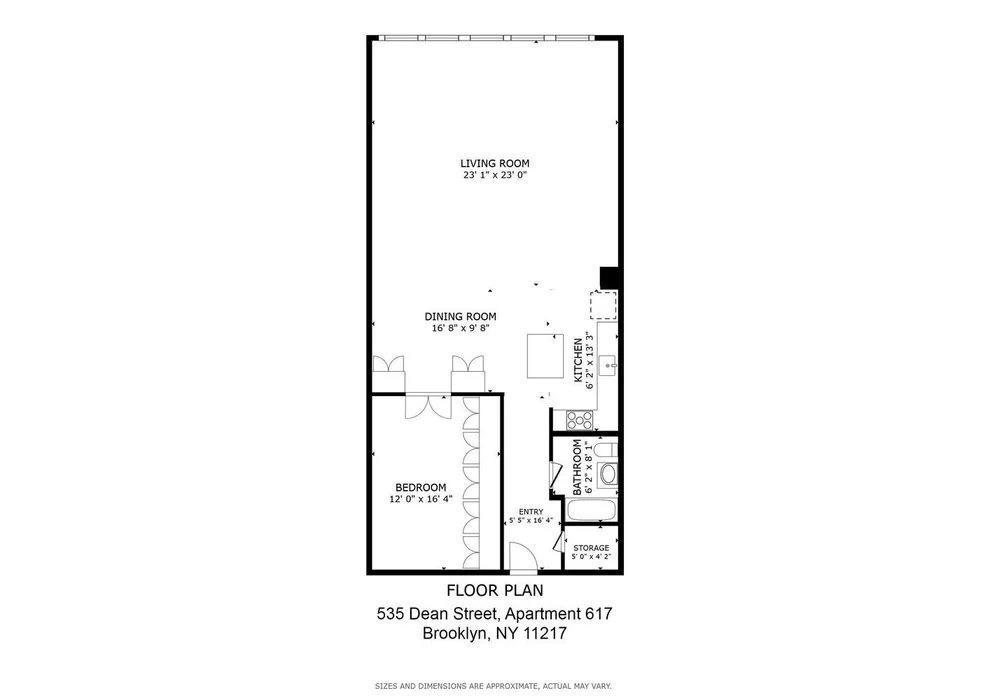 Unit for sale at 535 DEAN Street, Brooklyn, NY 11217
