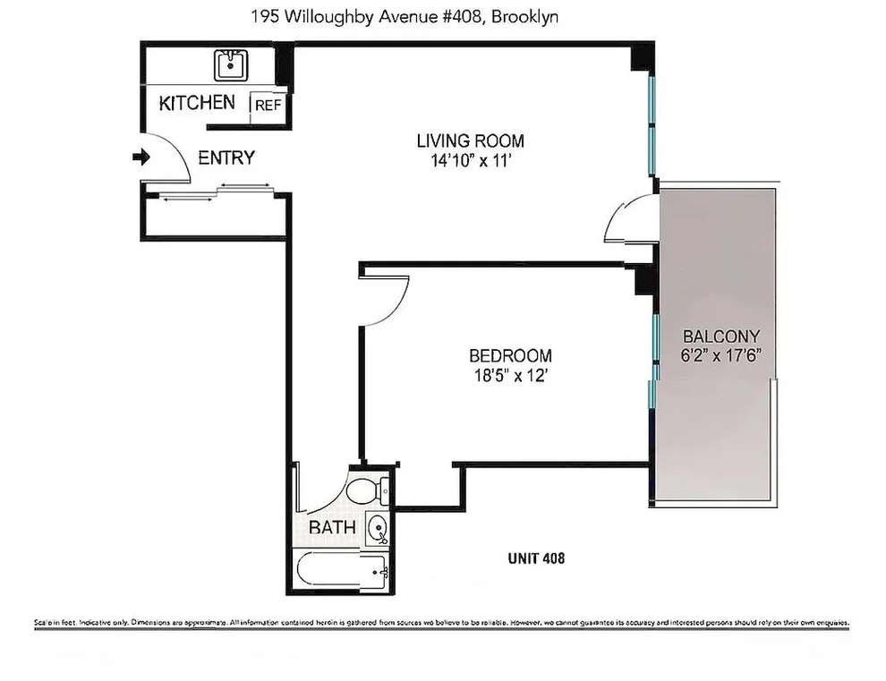 Unit for sale at 195 Willoughby Avenue, Brooklyn, NY 11205