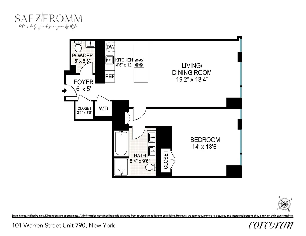 Unit for sale at 101 Warren Street, Manhattan, NY 10007