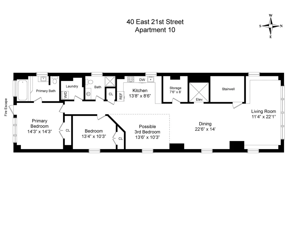 Unit for sale at 40 E 21ST Street, Manhattan, NY 10010