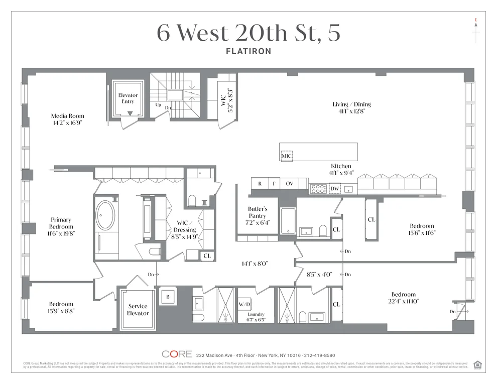 Unit for sale at 6 W 20th Street, Manhattan, NY 10011