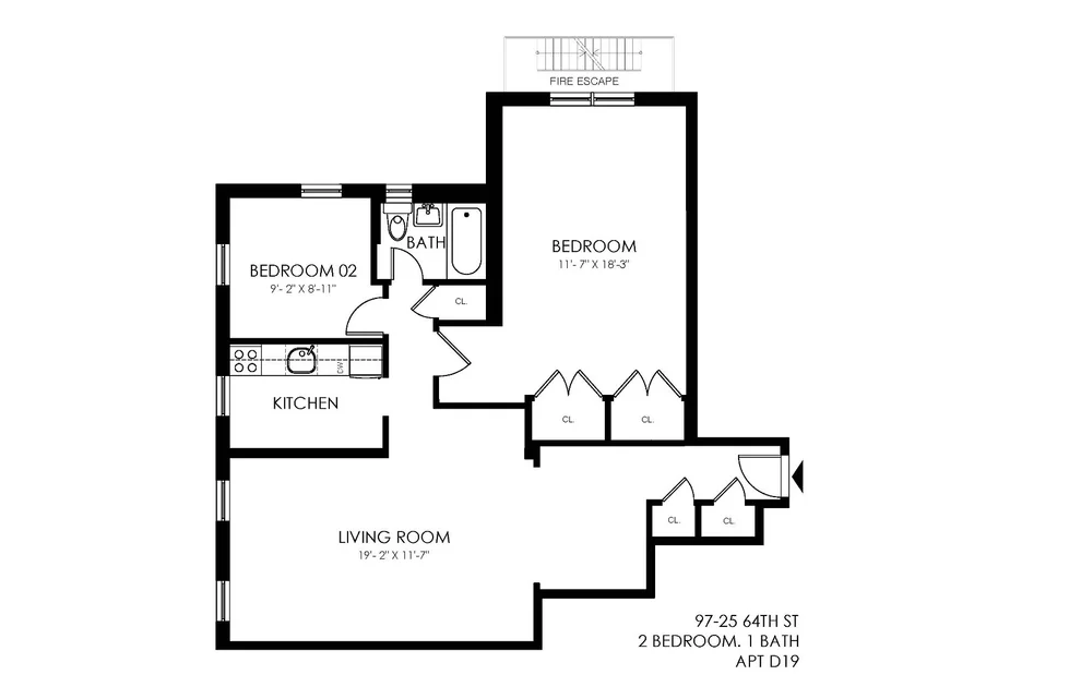 Unit for sale at 97-25 64th Avenue, Queens, NY 11374