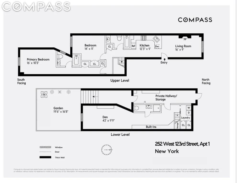 Unit for sale at 252 W 123rd Street, Manhattan, NY 10027