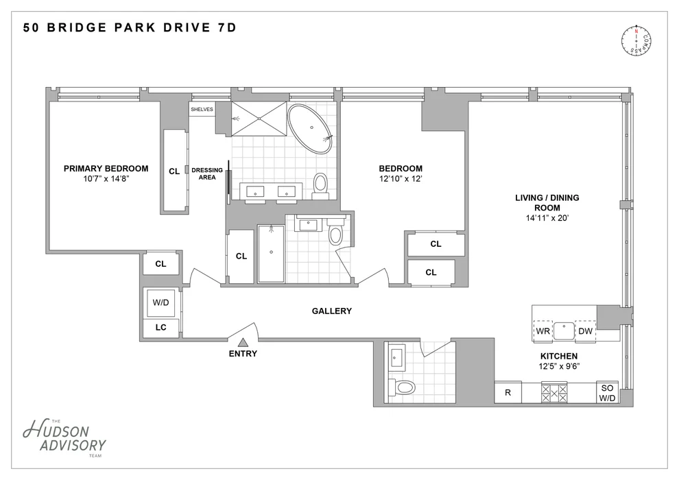 Unit for sale at 50 Bridge Park Drive, Brooklyn, NY 11201