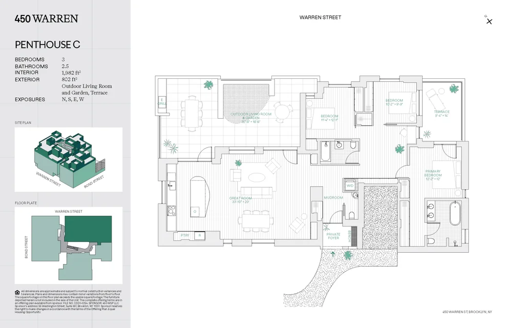 Unit for sale at 450 WARREN Street, Brooklyn, NY 11217