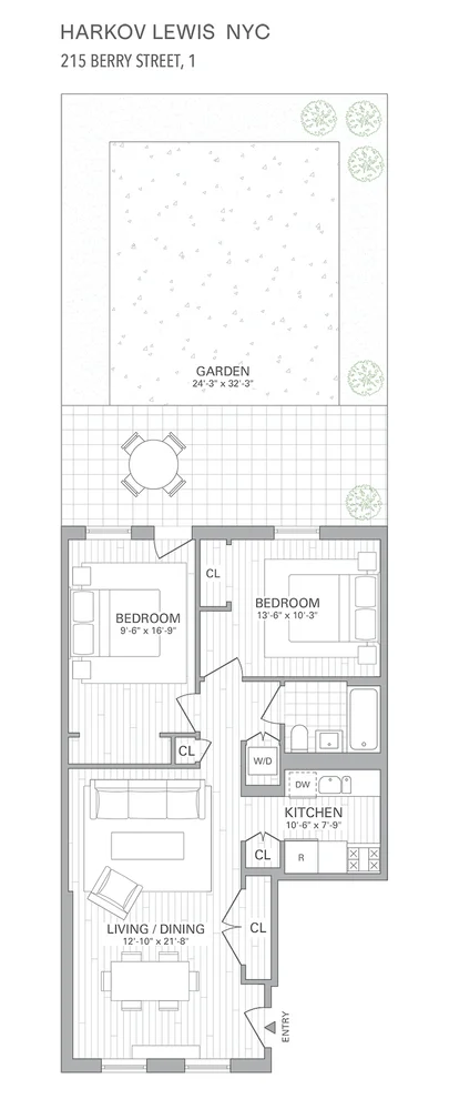 Unit for sale at 215 BERRY Street, Brooklyn, NY 11249