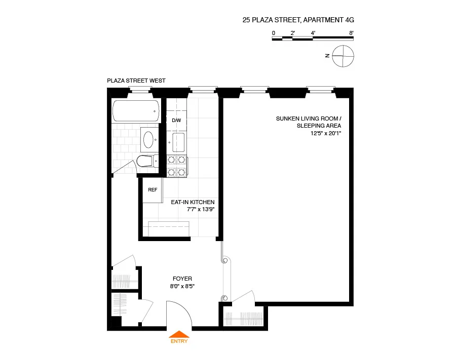 Unit for sale at 25 PLAZA Street W, Brooklyn, NY 11217