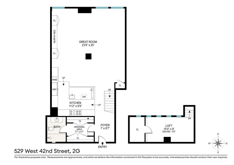 Unit for sale at 529 W 42nd Street, Manhattan, NY 10036