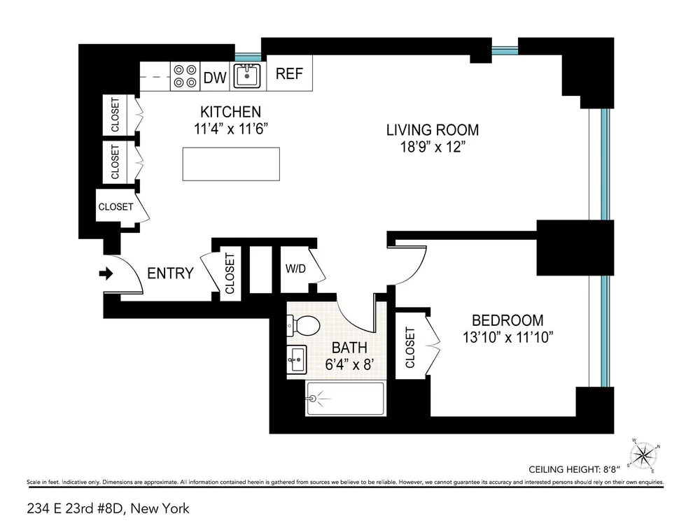 Unit for sale at 234 E 23RD Street, Manhattan, NY 10010