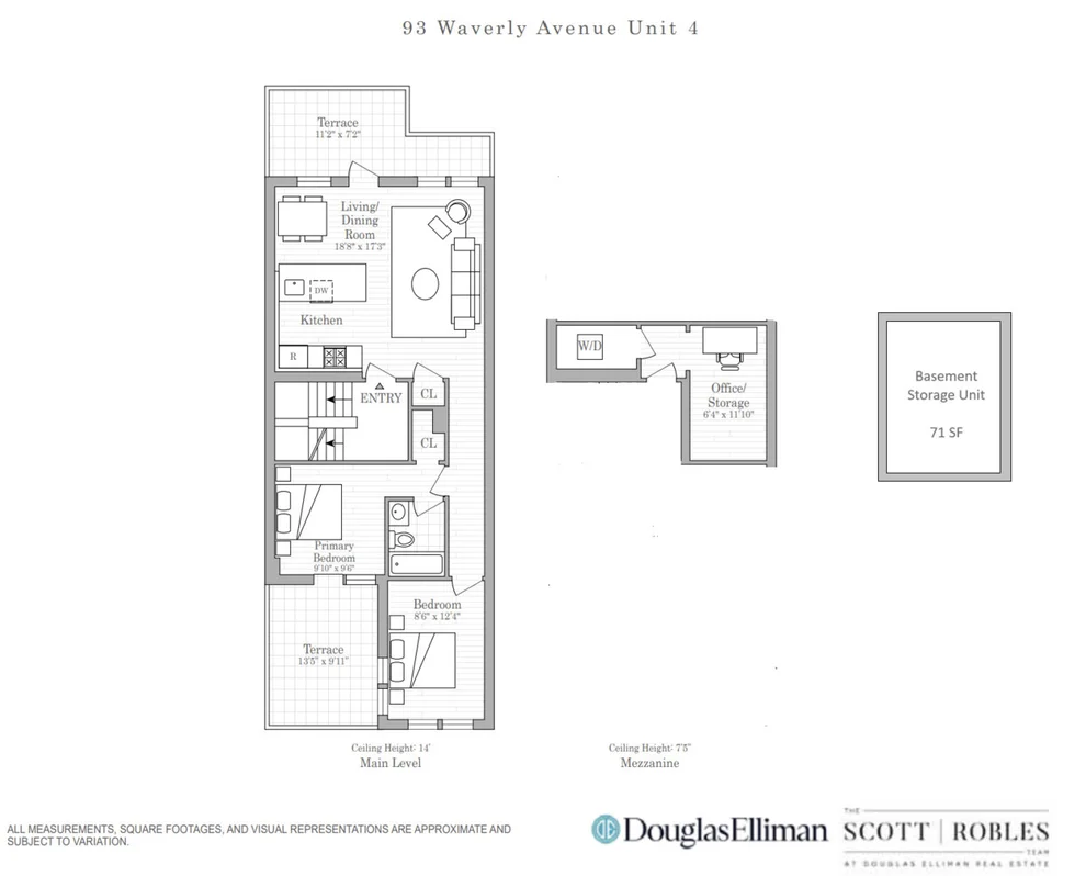 Unit for sale at 93 WAVERLY Avenue, Brooklyn, NY 11205