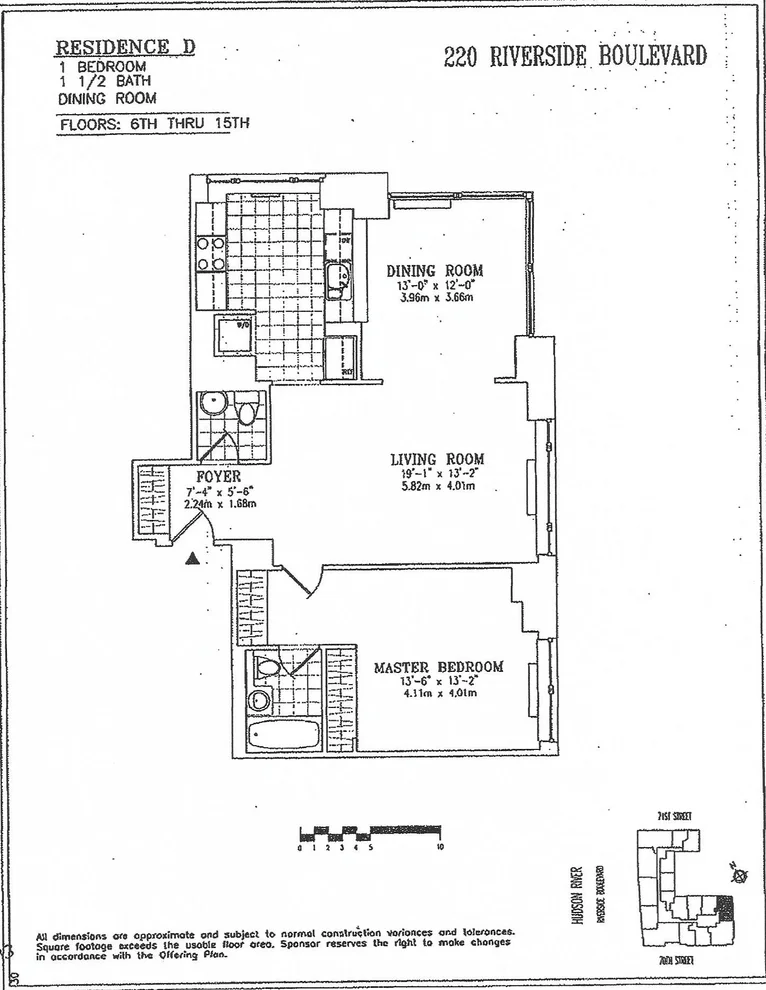 Unit for sale at 220 RIVERSIDE Boulevard, Manhattan, NY 10069