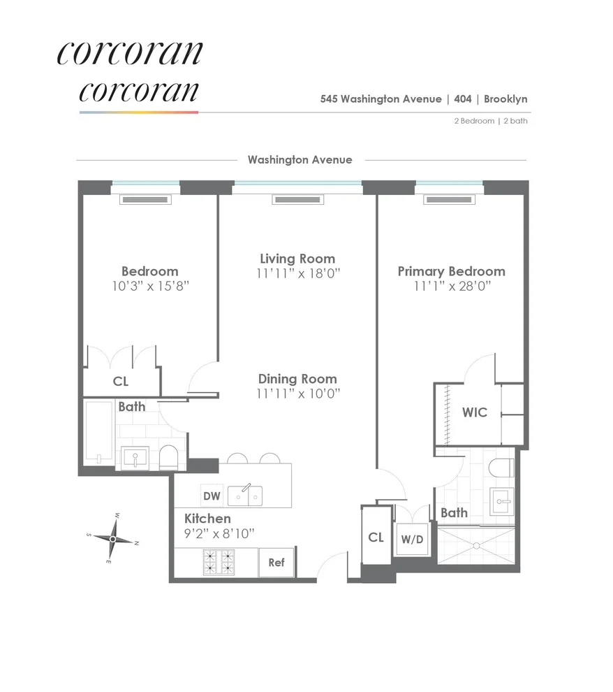 Unit for sale at 545 WASHINGTON Avenue, Brooklyn, NY 11238