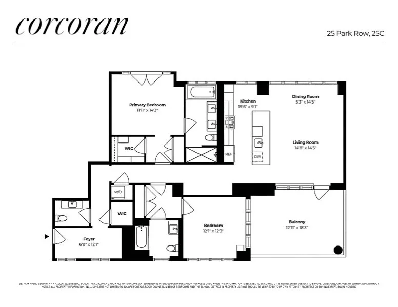 Unit for sale at 25 PARK Row, Manhattan, NY 10038