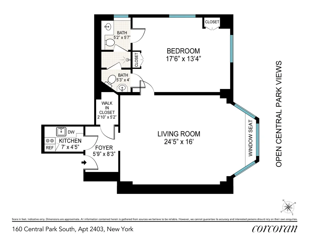 Unit for sale at 160 Central Park S, Manhattan, NY 10019