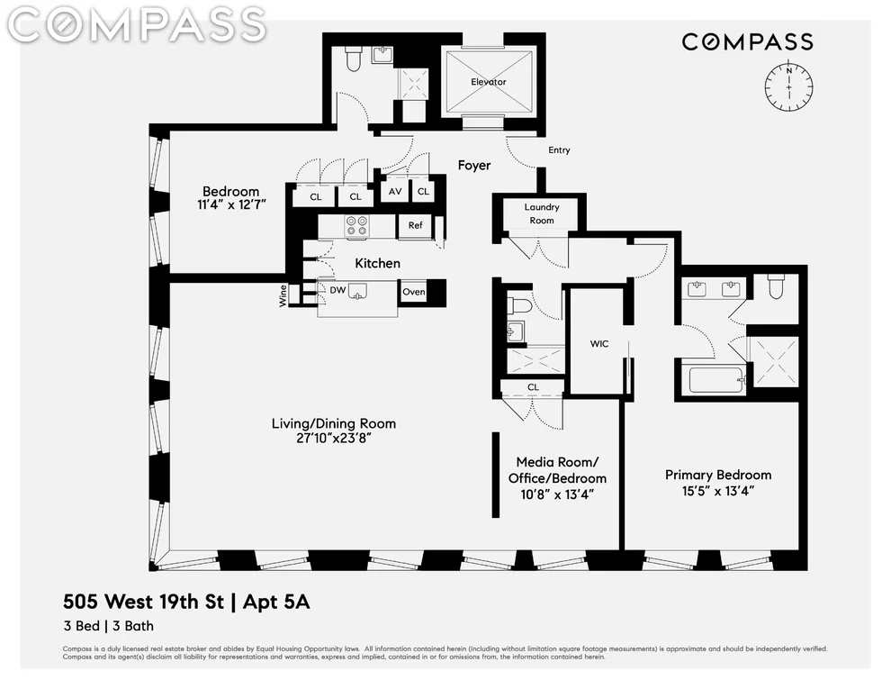 Unit for sale at 505 W 19th Street, Manhattan, NY 10011