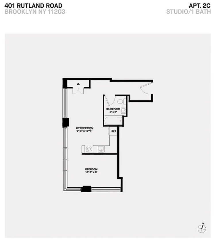 Unit for sale at 401 Rutland Road, Brooklyn, NY 11203
