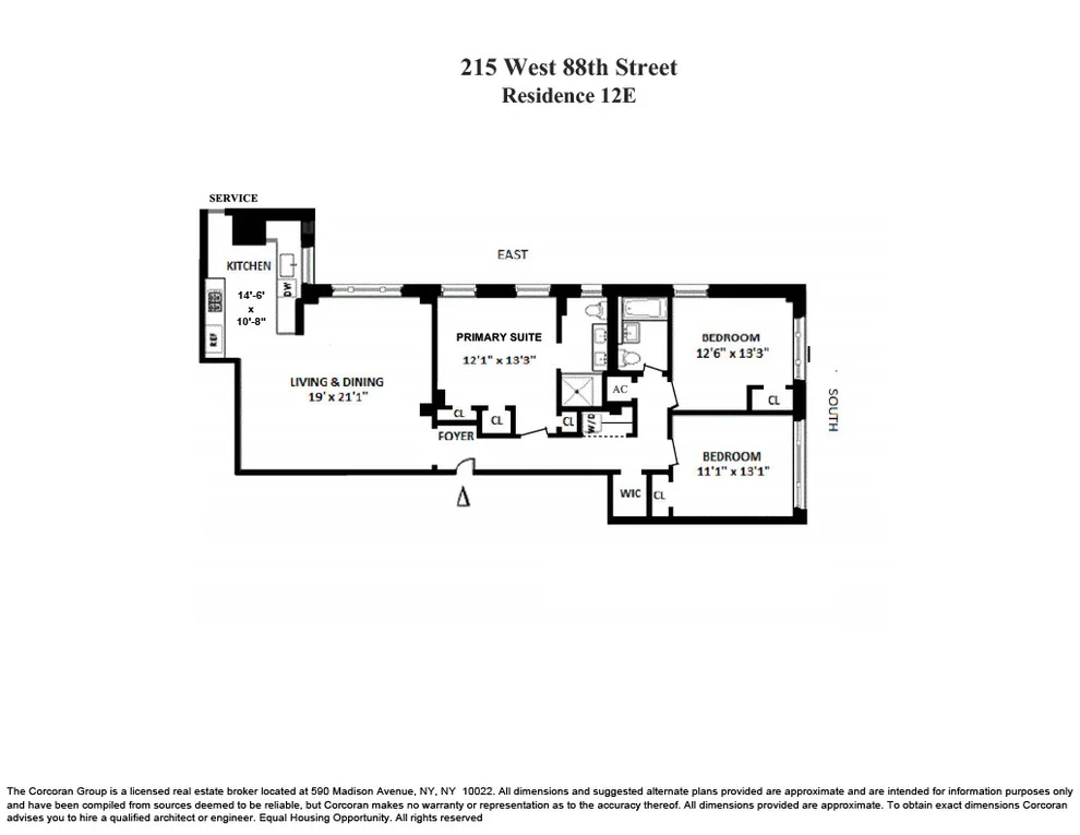 Unit for sale at 215 W 88TH Street, Manhattan, NY 10024
