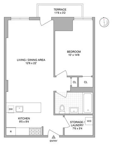 Unit for sale at 415 Leonard Street, Brooklyn, NY 11222