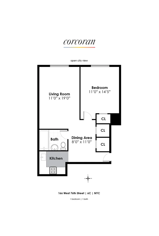 Unit for sale at 166 W 76TH Street, Manhattan, NY 10023