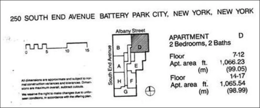 Unit for sale at 250 S End Avenue, Manhattan, NY 10280