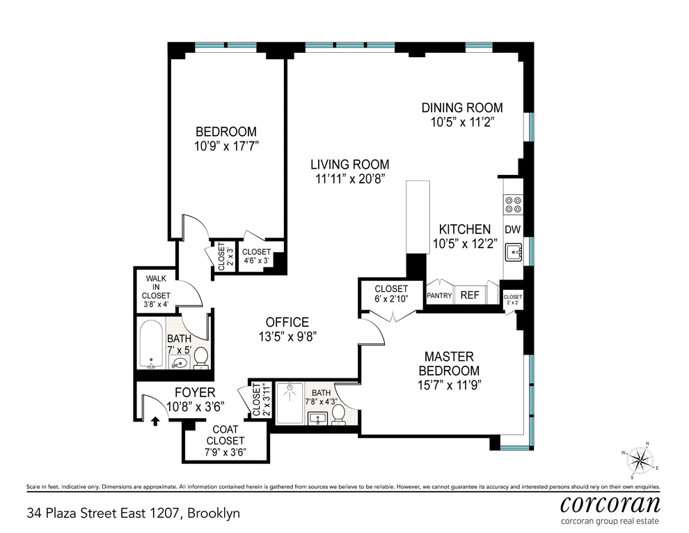 Unit for sale at 34 PLAZA Street E, Brooklyn, NY 11238