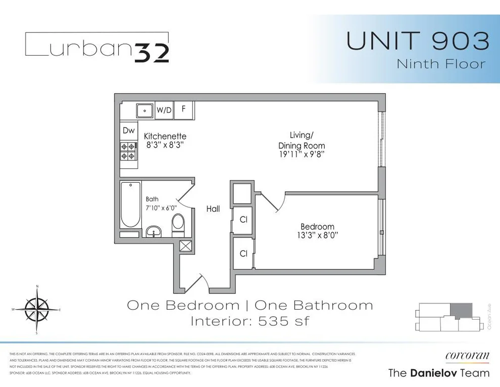 Unit for sale at 608 OCEAN Avenue, Brooklyn, NY 11226