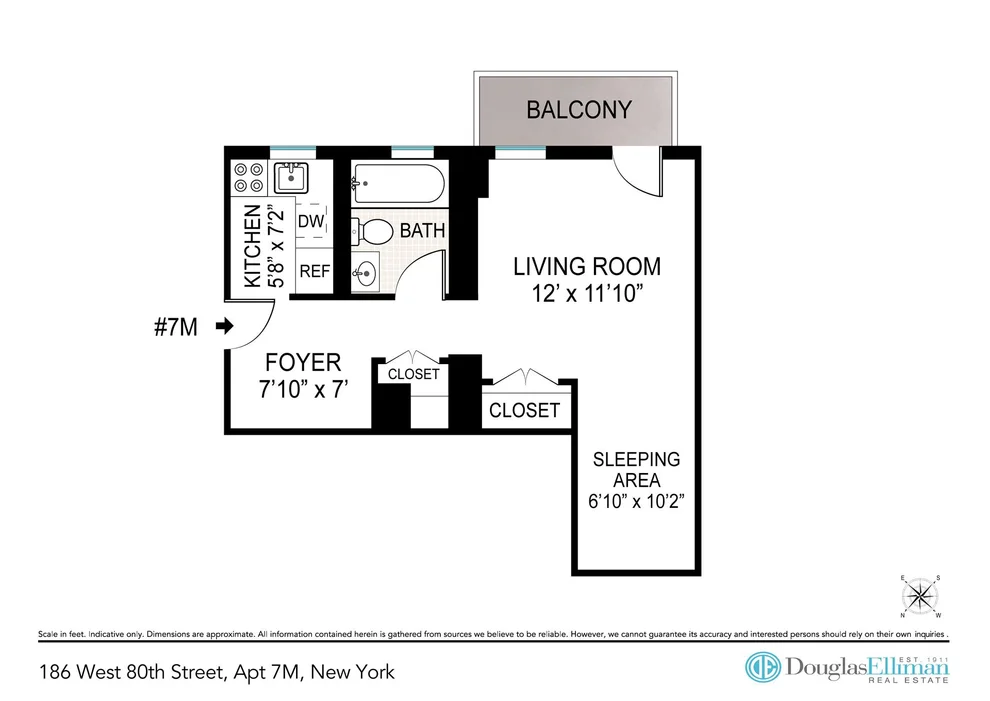 Unit for sale at 186 W 80th Street, Manhattan, NY 10024