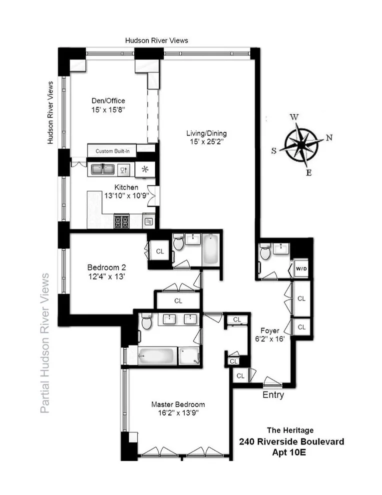Unit for sale at 240 Riverside Boulevard, Manhattan, NY 10069