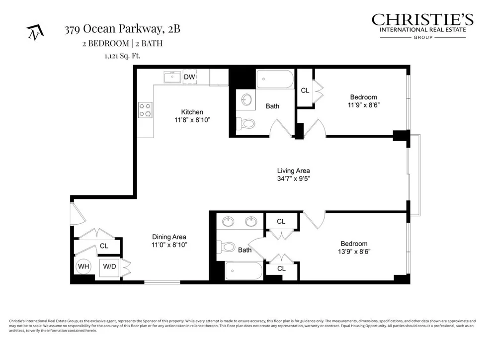 Unit for sale at 379 OCEAN Parkway, Brooklyn, NY 11218