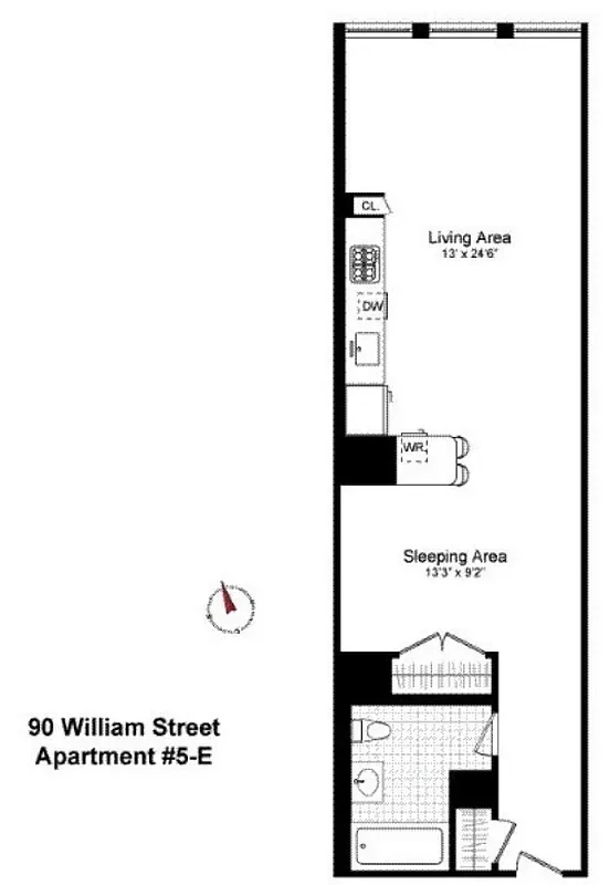 Unit for sale at 90 William Street, Manhattan, NY 10038