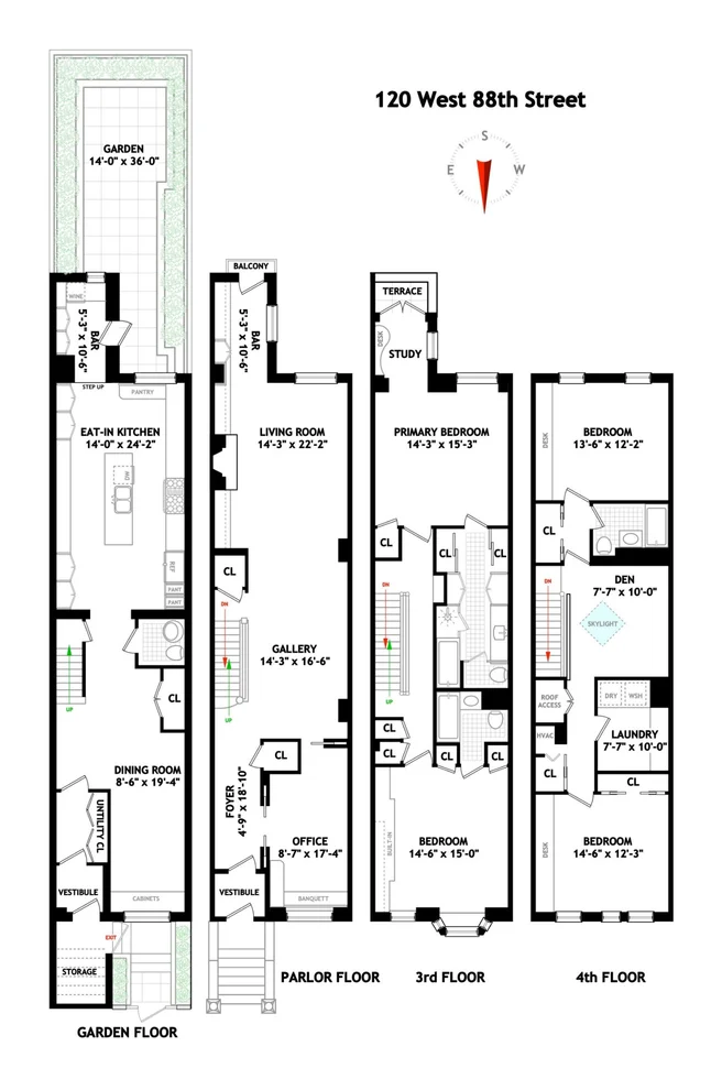 Unit for sale at 120 W 88TH Street, Manhattan, NY 10024